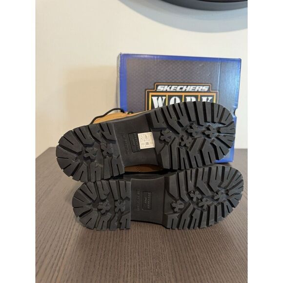 Skechers Women's 8 Foxgrove Comp Toe Industrial Shoes Sneakers Non Metallic New - Picture 11 of 12